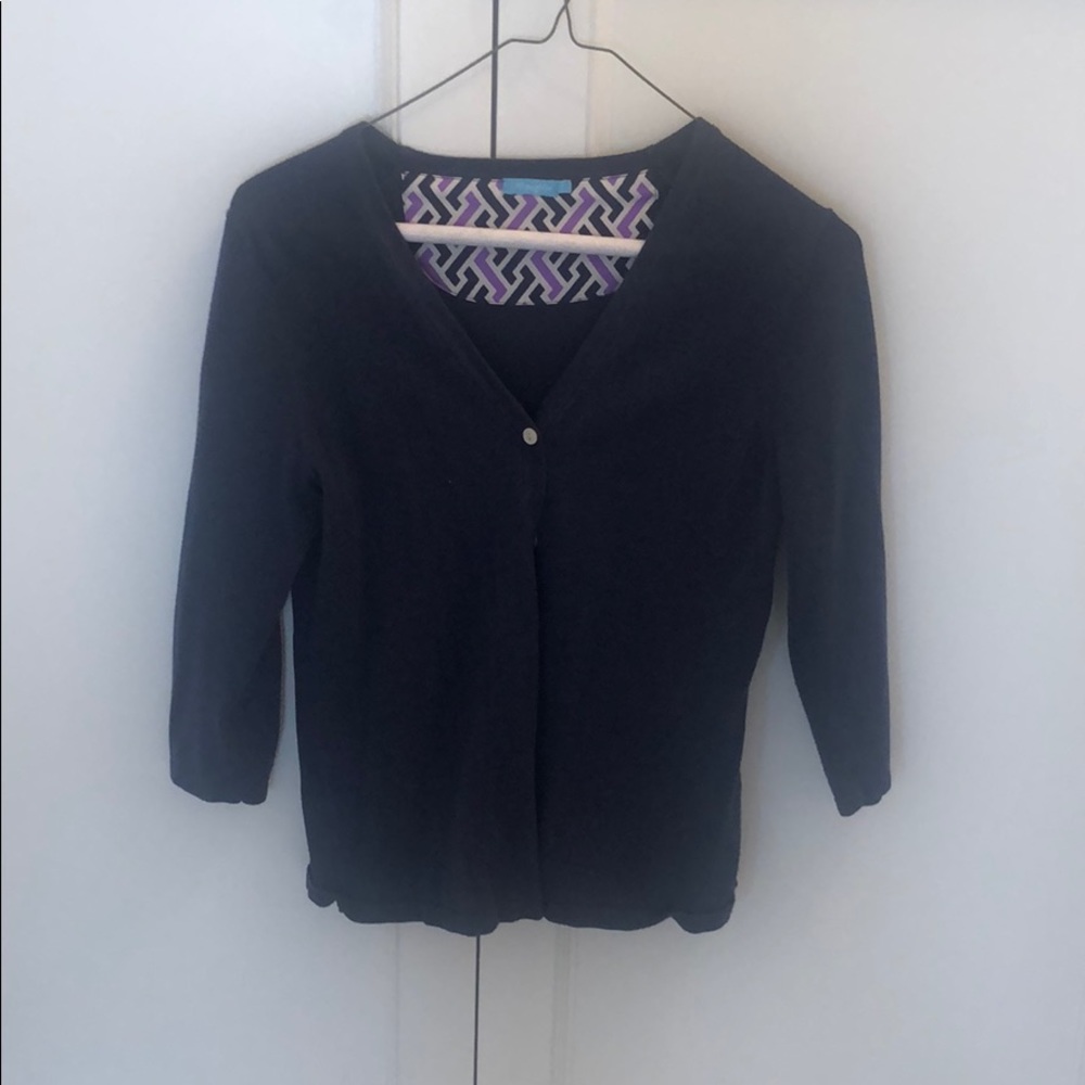 J. McLaughlin blue cardigan